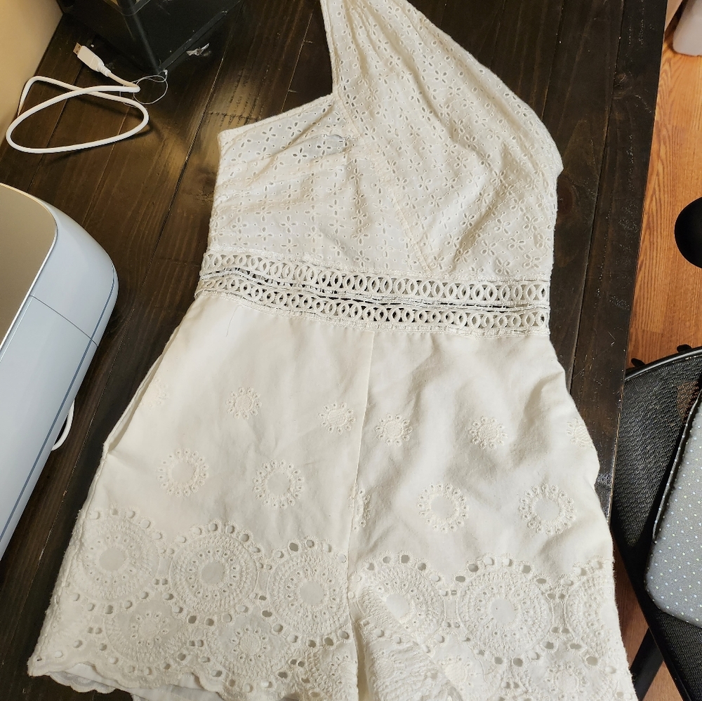 Endless Rose One Shoulder Romper